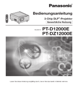 Panasonic PTD12000E Bedienungsanleitung