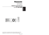Panasonic PTAE700E Bedienungsanleitung