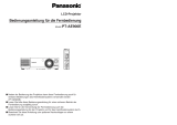 Panasonic PTAE900E Bedienungsanleitung