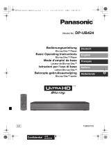 Panasonic Panasonic blu-ray player DP-UB424 Bedienungsanleitung