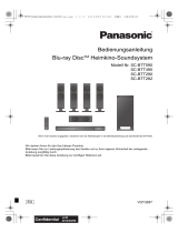 Panasonic SC-BTT590 Bedienungsanleitung