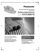 Panasonic KXFLB851 Bedienungsanleitung
