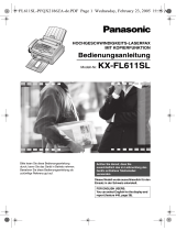 Panasonic KXFL611SL Bedienungsanleitung
