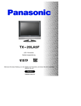 Panasonic TX20LA5F Bedienungsanleitung