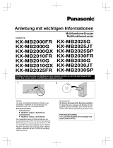 Panasonic KXMB2010GX Bedienungsanleitung