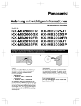 Panasonic KXMB2025FR Bedienungsanleitung