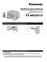 Panasonic KXMB2061 Bedienungsanleitung