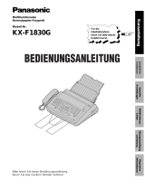 Panasonic KXF1830G Bedienungsanleitung