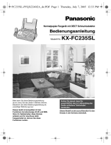 Panasonic KXFC235SL Bedienungsanleitung