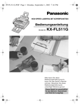 Panasonic KXFL511G Bedienungsanleitung
