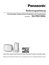 Panasonic KXPRX150SLB Bedienungsanleitung