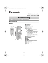 Panasonic KXTCD212G Bedienungsanleitung