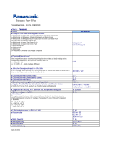 Panasonic NRB29SG2 Produktinformation