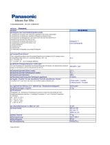 Panasonic NRB29SW2 Produktinformation