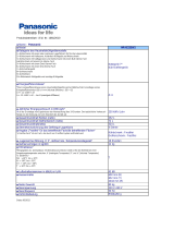 Panasonic NRB32SW2 Produktinformation