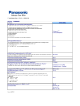 Panasonic NRB55VE1 Produktinformation
