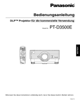 Panasonic PTD3500E Benutzerhandbuch