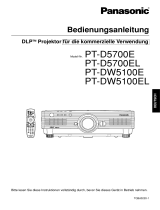 Panasonic PTD5700E Bedienungsanleitung