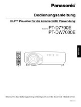 Panasonic PTDW7000E Bedienungsanleitung