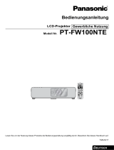 Panasonic pt fw100nte Bedienungsanleitung