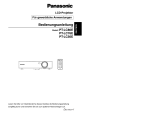 Panasonic PTLC80E Bedienungsanleitung