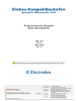 Electrolux EBCSL90S Recipe book