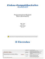 Electrolux EBCGL6 WS Recipe book