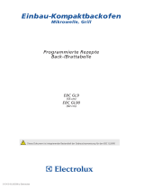 Electrolux EBCGL90WE Recipe book