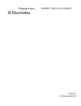 Electrolux EBSL60SP Recipe book