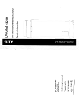 AEG LAV41040 Benutzerhandbuch