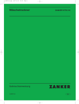 ZANKER KTB210 Benutzerhandbuch