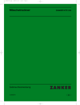 ZANKER KTE230 Benutzerhandbuch