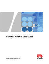 Huawei HUAWEI WATCH Bedienungsanleitung