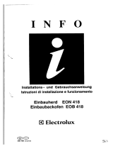 Electrolux EOB314               Benutzerhandbuch