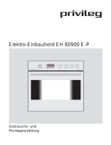 Privileg EH80900E-P Benutzerhandbuch
