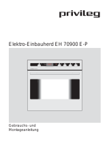 Privileg EH70900E-P Benutzerhandbuch