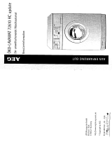 AEG LAV72610-W Benutzerhandbuch