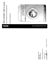 AEG LAV1600SL-W Benutzerhandbuch
