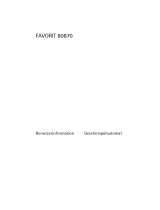 Aeg-Electrolux F80870M Benutzerhandbuch