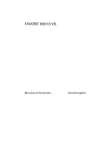 Aeg-Electrolux F80010VIL Benutzerhandbuch