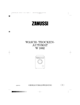 Zanussi W1002 Benutzerhandbuch