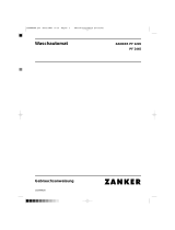 ZANKER PF2445 Benutzerhandbuch