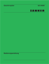 ZANKER GE64026 Benutzerhandbuch