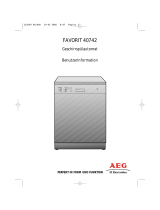 Aeg-Electrolux F40742 Benutzerhandbuch