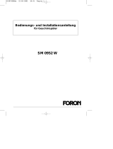 FORON SM0952W Benutzerhandbuch