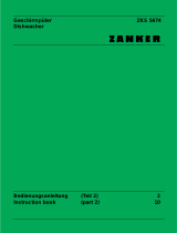 ZANKER ZKS5674W Benutzerhandbuch