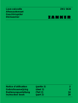 ZANKER ZKS5634W Benutzerhandbuch