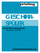 Privileg 034.549 6 Benutzerhandbuch