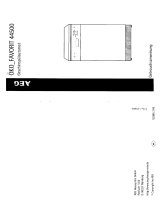 Aeg-Electrolux FAV44500W Benutzerhandbuch