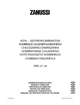 Zanussi ZRD27JA Benutzerhandbuch
